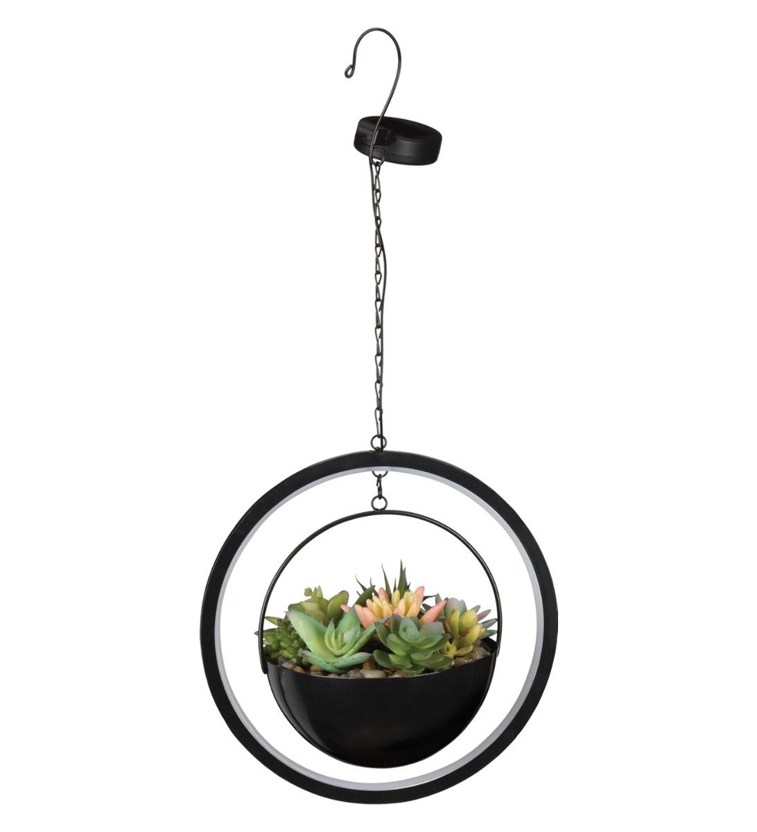 solar light plant hanger Regal Art and Gift Round Lumen Succulent Solar Lantern – Magic Valley Gardens