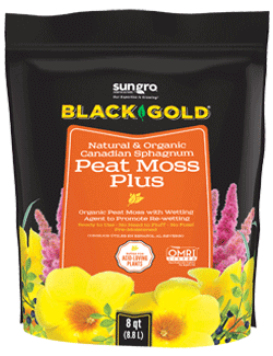 Black Gold Peat Moss Plus 8 Quart