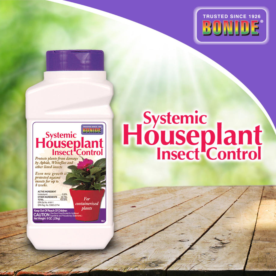 house plant pest control Bonide Systemic Houseplant Insect Control Granules, 8 oz. – Magic Valley Gardens