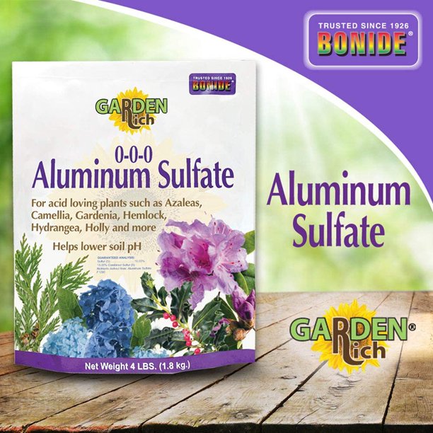 aluminum plant fertilizer Bonide Garden Rich Aluminum Sulfate, 4 lbs
