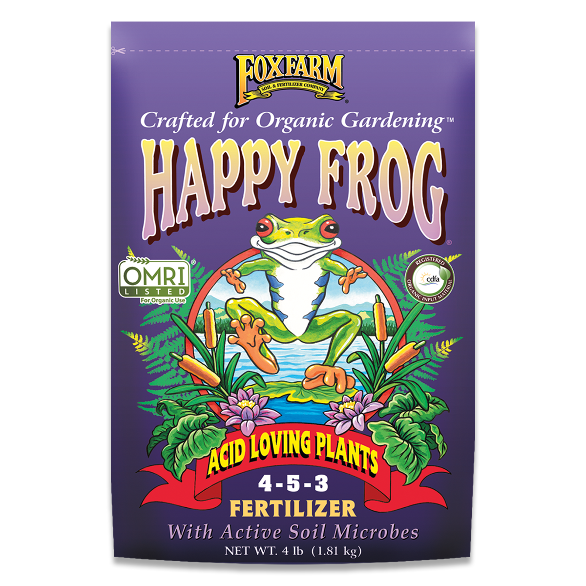 fertilizers for acid loving plants Happy Frog Acid Loving Plants Dry Fertilizer, 4-5-3, OMRI, 4 lbs