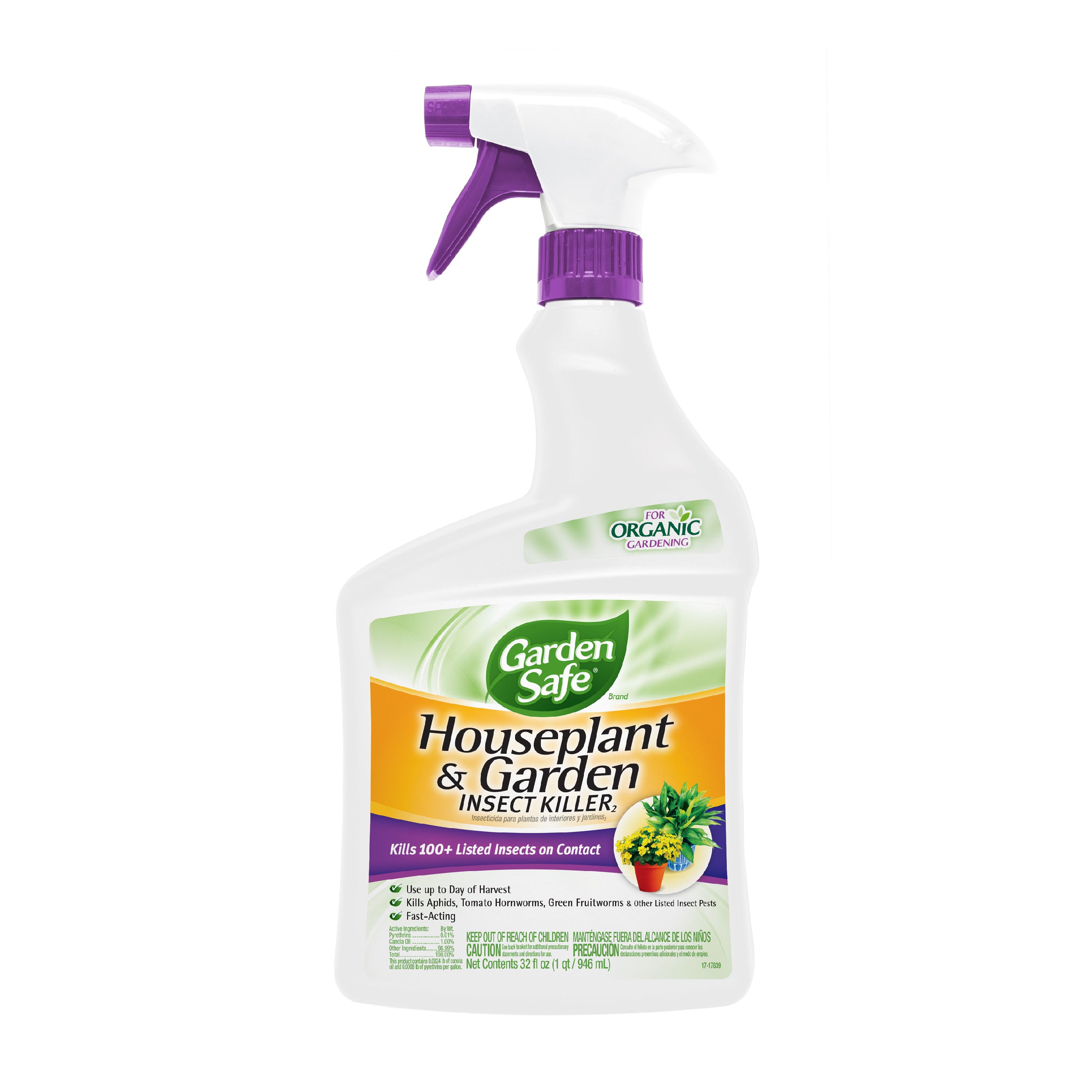 insect spray for indoor plants Garden Safe Houseplant & Garden Insect Killer 24 oz. Spray