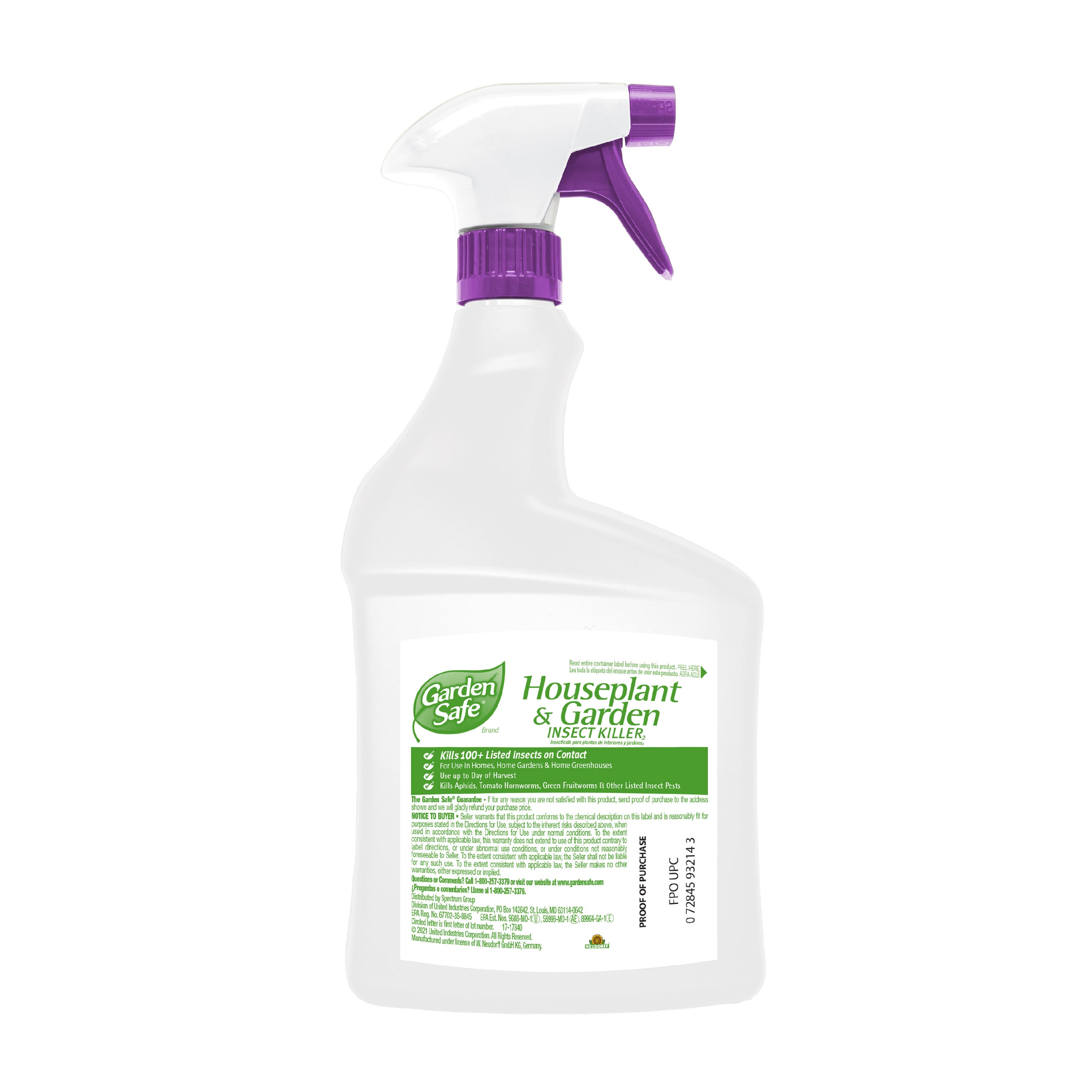pesticide for house plants Garden Safe Houseplant & Garden Insect Killer 24 oz. Spray